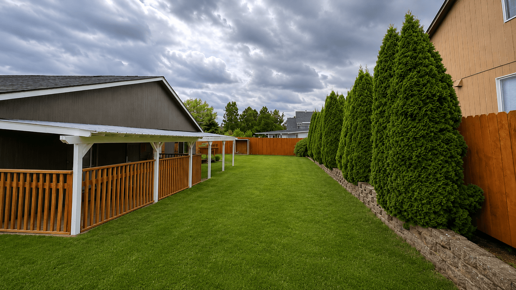 Backyard at Helen Cares AFH